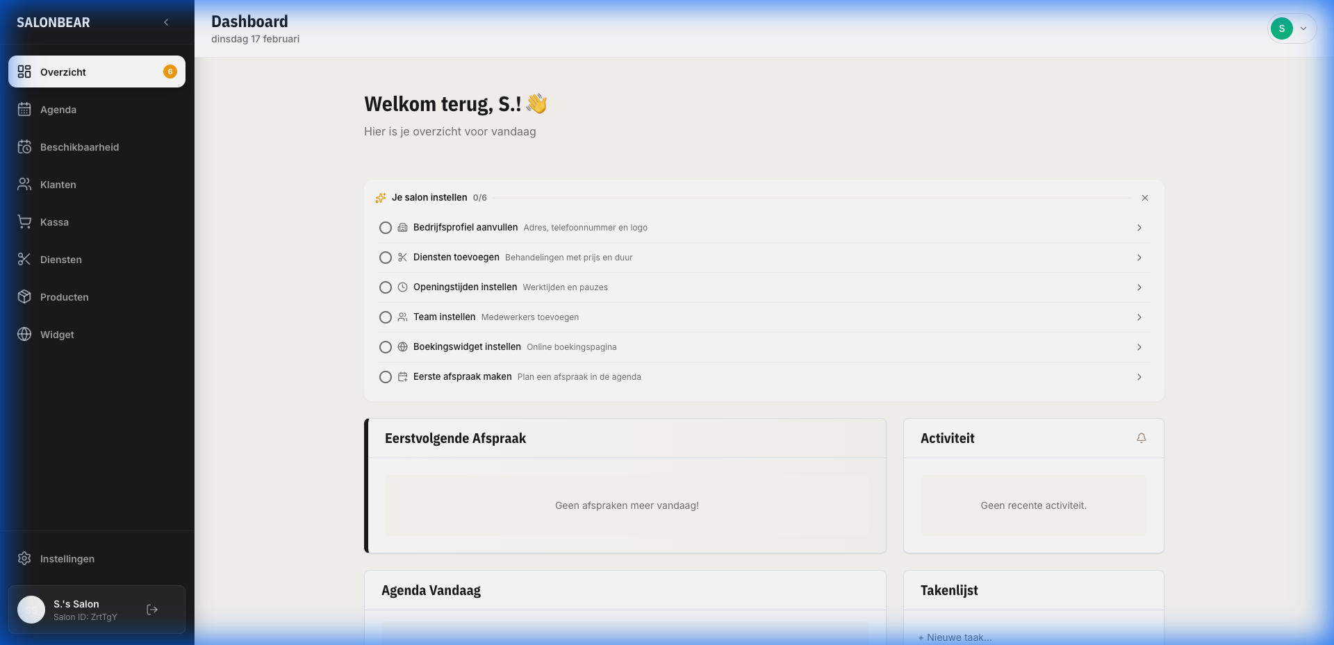 24/7 Online Boekingssysteem